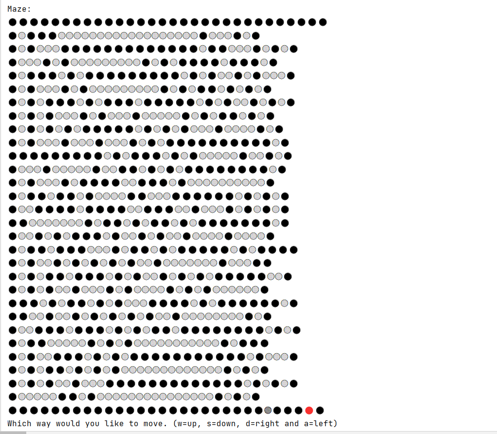 Console Maze Game thumbnail